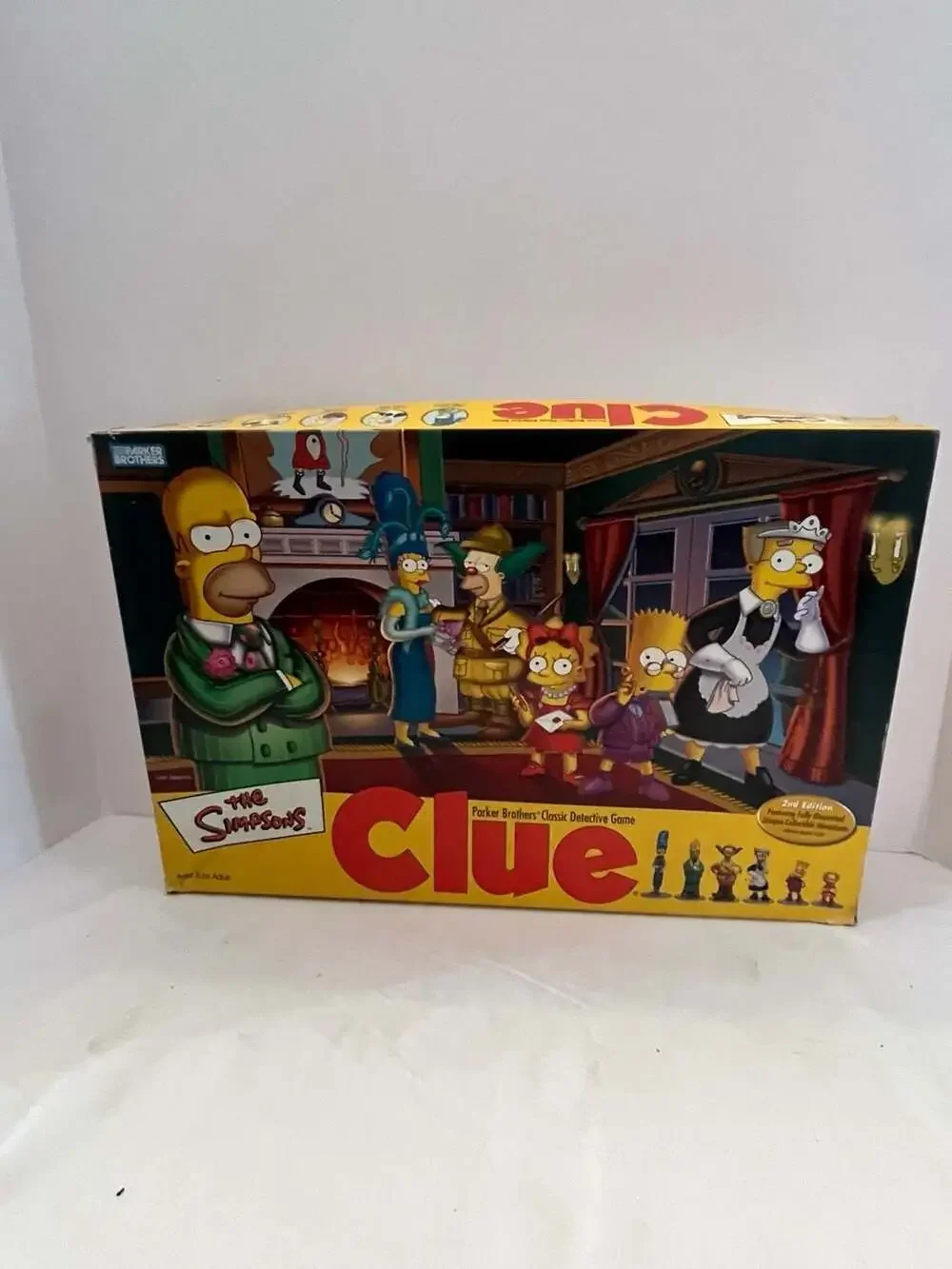 The Simpsons Clue Board Game 2nd Edition 2002 21 Cards No Instructions